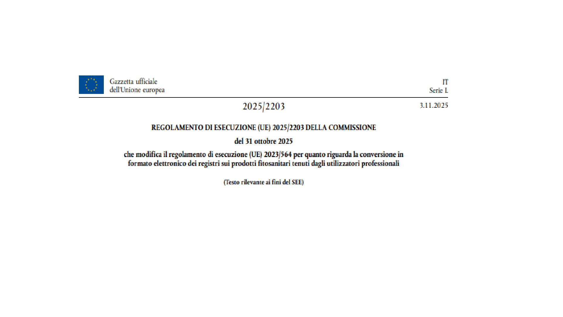 Registro elettronico: UE concede la possibilità agli Stati Membri di posticipare l’obbligo al 1°gennaio 2027